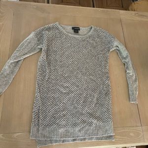 Gray cashmere sweater